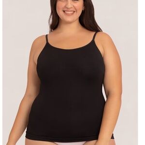 Shapermint All Day Every Day Scoop Neck Cami Sz 4X Black